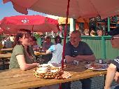 Venlis, Fundamental and Pejole had to eat at another table.