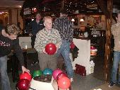 We went bowling! Cornjac preparing to throw while Fons is picking his ball.