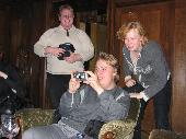 Osku, Prynde and Henriika still wondering what the hell is going on