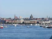 The harbour of Stockholm.