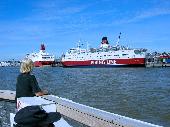 Dakkus dreaming of cruising on those big red ships