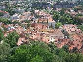 view from Ljubljana castle tower