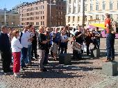 Avij telling about Ulrika Eleonora's church that used to be in that exact place.