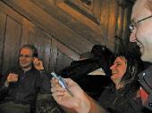 avij, tiura and aplfi laughing