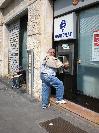 Presidente at the ATM, looking for 50 F/S